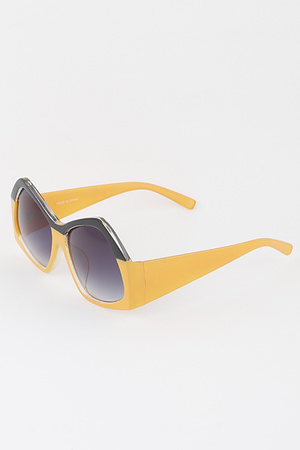 Abstract Geometric Tinted Sunglasses