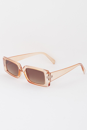 Retro Tinted Square Sunglasses