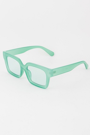 Bright Tinted Square Sunglasses