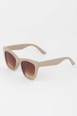 Minimal Box Cateye Sunglasses