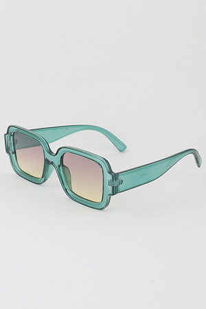 Classic Square Tinted Sunglasses