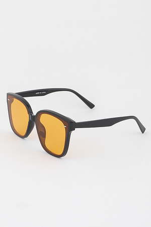 Double Rim Tinted Sunglasses