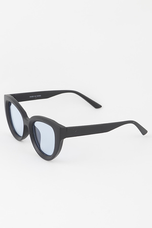 Matte Sharp Cateye Sunglasses