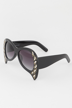 Classic Print Drop Sunglasses