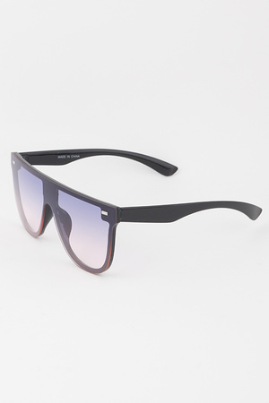 Modern Straight Gradient Sunglasses