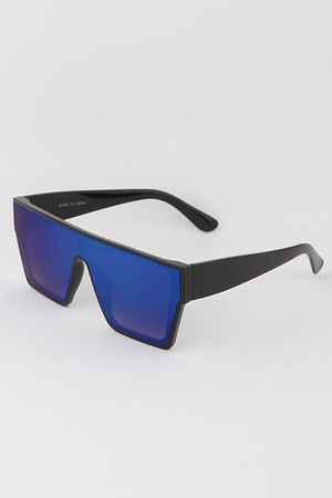 Straight Gradient Shield Sunglasses