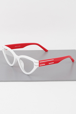 Two Toned Cateye Optical Glasses