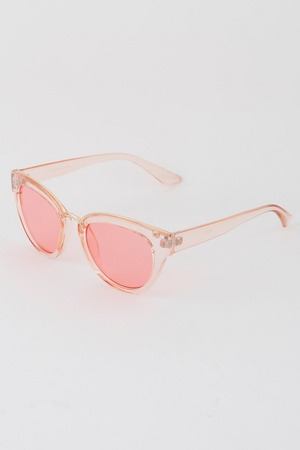Minimal Tinted Round Sunglasses