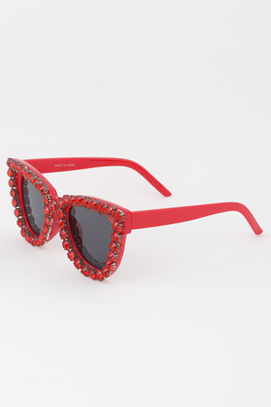 Bedazzled Cateye Sunglasses