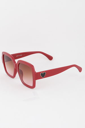 Oversized Box Frame Sunglasses