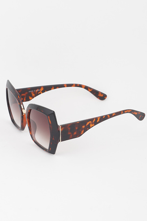 Modern Geometric Butterfly Sunglasses