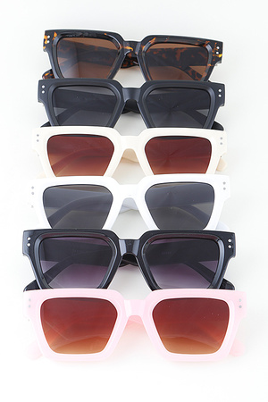 Double Bolted Rhombus Sunglasses