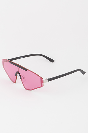 Bright Tinted Shield Sunglasses