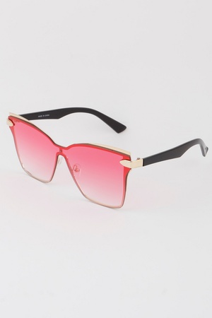 Metal Frame Gradient Sunglasses