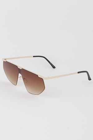 Minimal Metal Frame Sunglasses