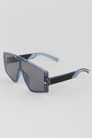 Modern Tinted Shield Sunglasses