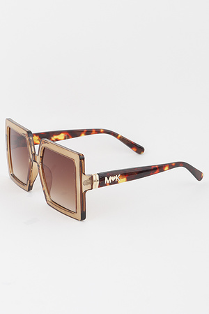 Oversized Gradient Butterfly Sunglasses