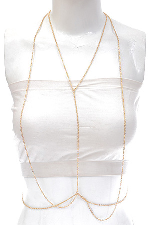 Neck Line Drop Body Chain