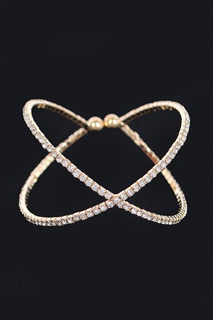 Rhinestone Neutron Inspired Bracelet.