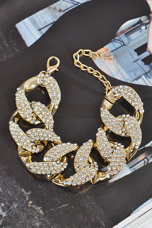 Stone Chain Bracelet.