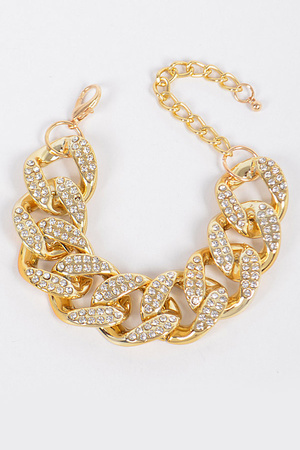 Stone Chain Bracelet.