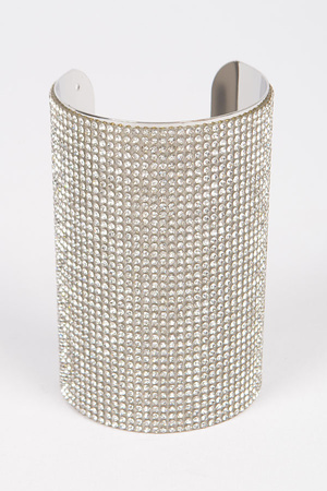 Rhinestone Metal Cuff
