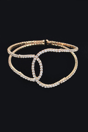 Rhinestone Cuff Bracelet