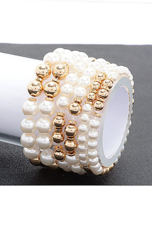 Multi Faux Stretch Bracelet