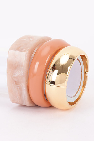 Multi Mixed - Material Bracelet