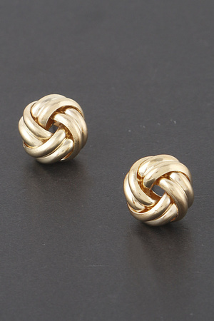 Tight Twisted Knot Earrings