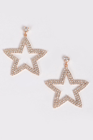 Drop Star Earrings