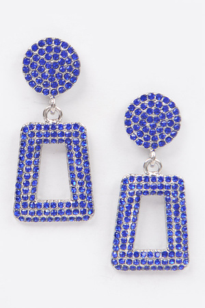 Glittered Beads Drop Earrings