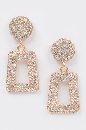 Glittered Beads Drop Earrings.