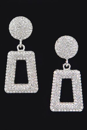 Glittered Beads Drop Earrings.