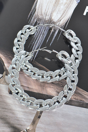 70MM Chain Hoop Earring