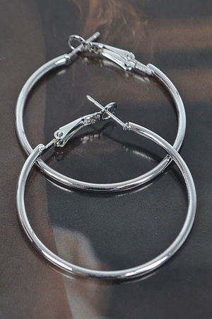 Metal 40mm Hoop Earring