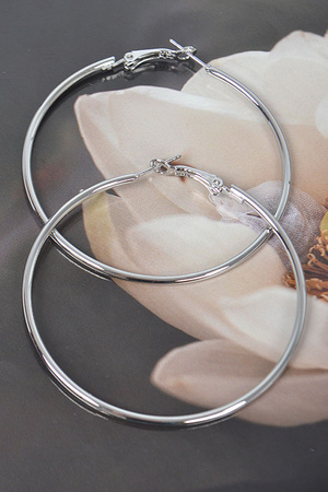 Metal 60mm Hoop Earring