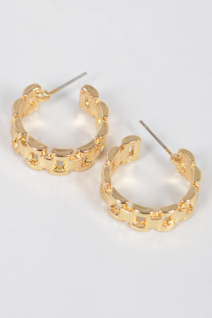 Chain Hoop Earring