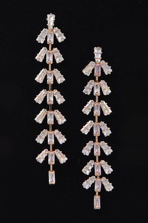 Rhinestone Drop Earring