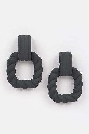 Painted Metal Earring