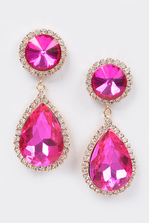Rhinestone Dangle Earring