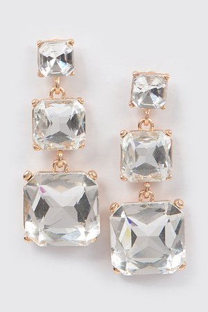 Rhinestone Dangle Earring