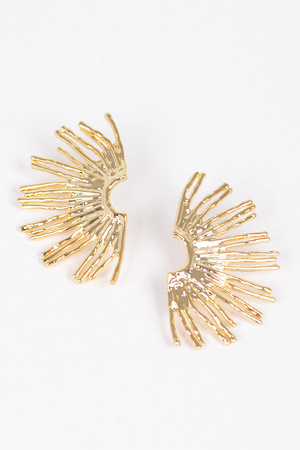 Metal Gold Plated Earring