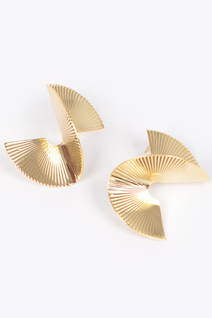 Metal Gold Plated Earring