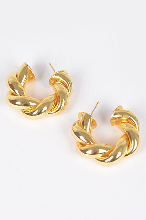 Metal Gold Plated Earring