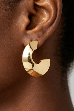 Gold Plated Metal Earring