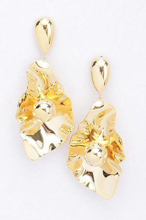 Gold Plated Metal Earring