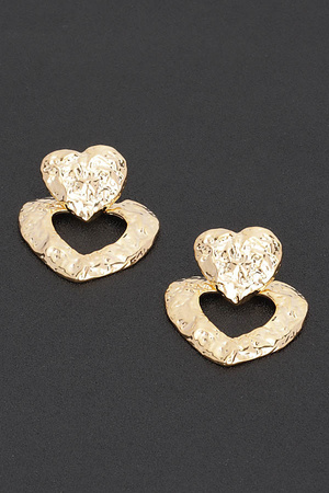 Gold Plated Metal Earring