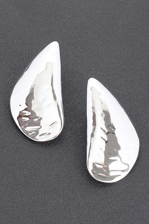 Hammered Metal Earring
