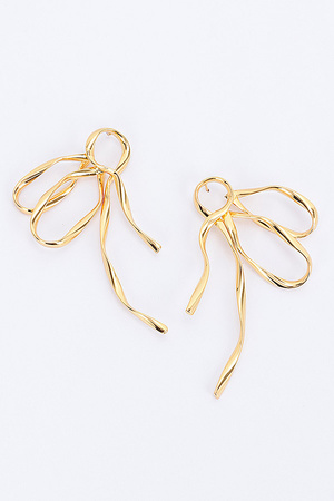 Metal Gold Dip Earring